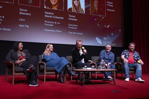 The Growing Revenues panel at the UK Global Screen Fund Summit